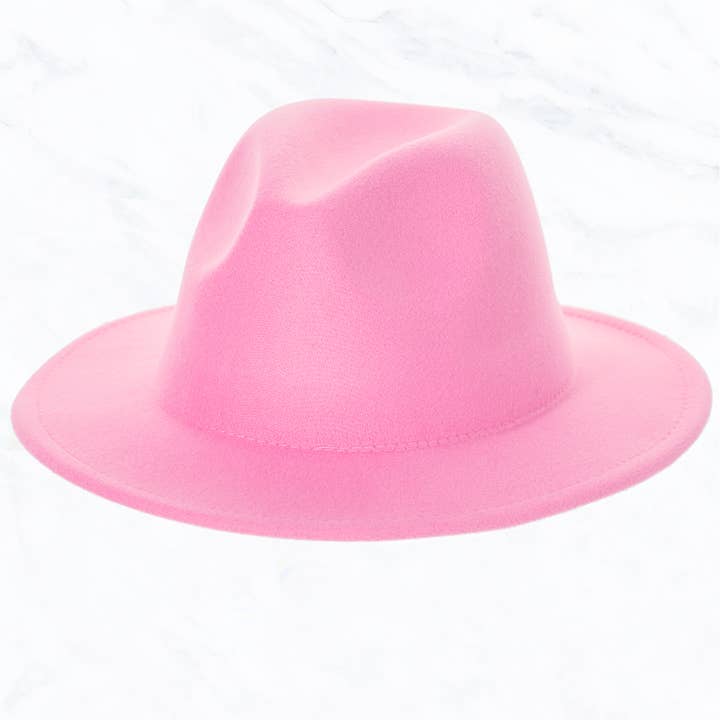 Suzie Q USA - Wholesale Fedora - Women's - Retro Flat Fedora Hat