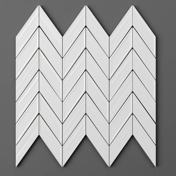 Thomas Avenue Ceramics - Wholesale Wall Tile - 12"X12" Ceramic Fletching Mosaic Tile