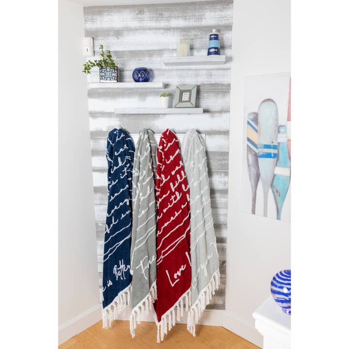 Pavilion - Wholesale Throw Blanket - Life Is Better at the Lake 50" x 60" Plush Blanket10