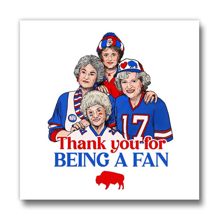 Golden Girls "Buffalo Bills" 2.5in Magnet for wholesale by Christmas All Over