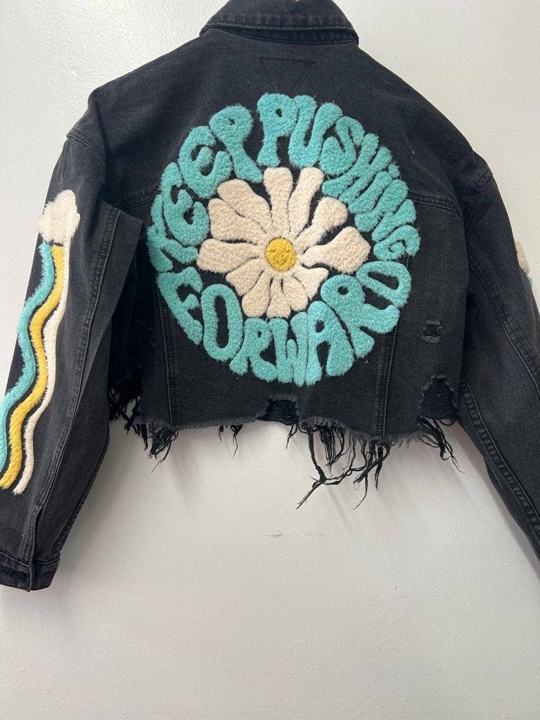 Trio Urban - Wholesale Spijkerjack/spijkerjas - Dames - Keep Pushing Forward Spijkerjack11