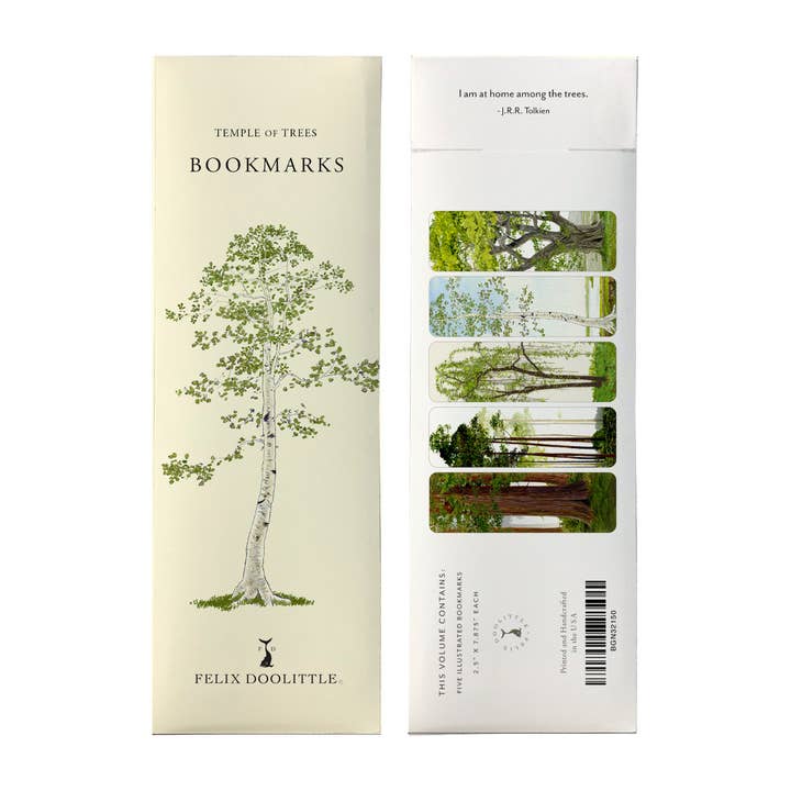 Felix Doolittle - Wholesale Bookmark - Temple of Trees -- Bookmarks - Set of 5