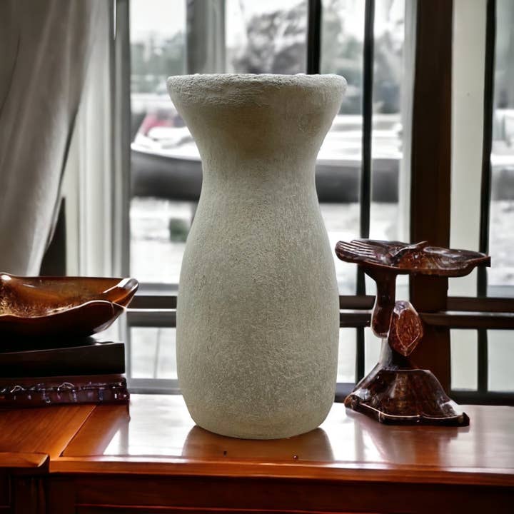 Sunsum Intentional Living - Wholesale Vase - Cement Vase, Silhouette, Lightweight Concrete, Aircrete2