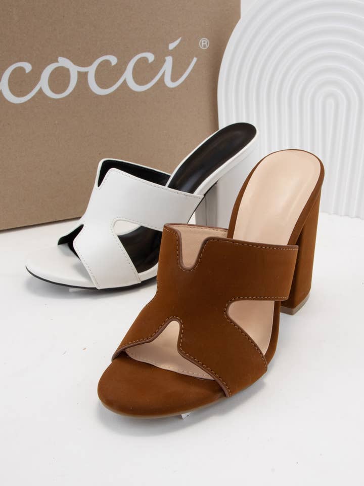 CCOCCI โ wholesale High heels โ Womenโs โ AVILA-79 H CUT OUT UPPER BLOCK HEEL HIGH HEELS6