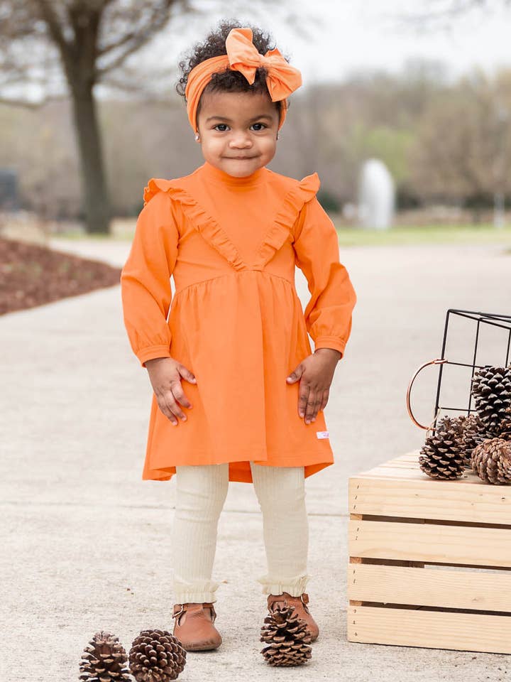 Off White Girls Heather Oatmeal Rib Knit Footless Ruffled Tights
for wholesale on Faire1