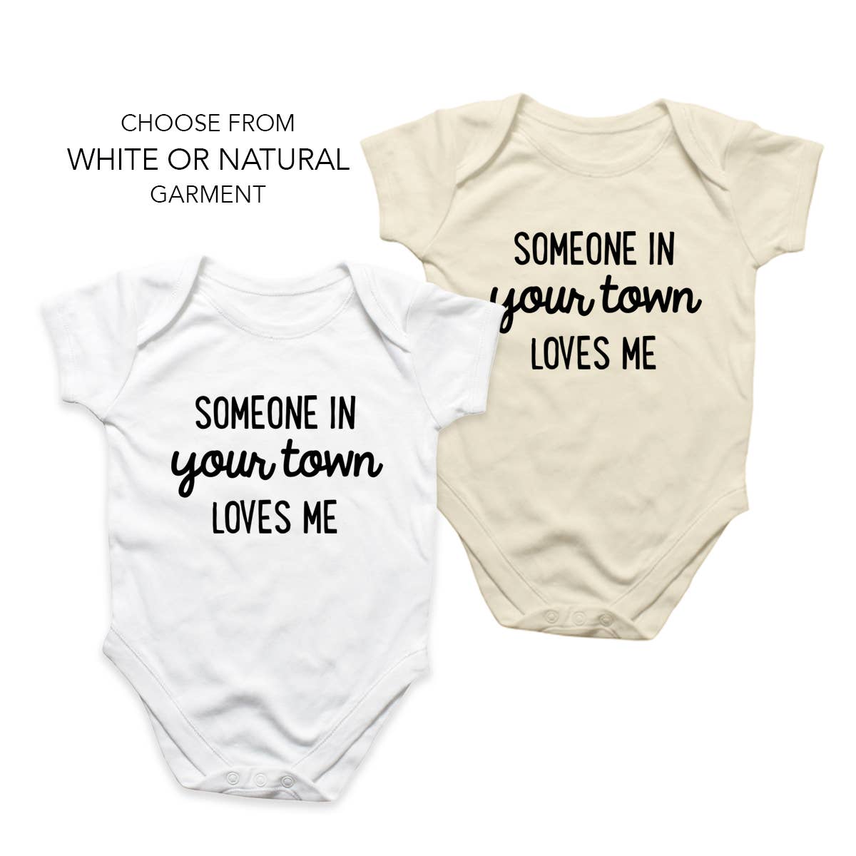 Rock Scissor Paper – wholesale Overall - Baby – Personlig City Baby Bodysuit - Someone Loves Me5
