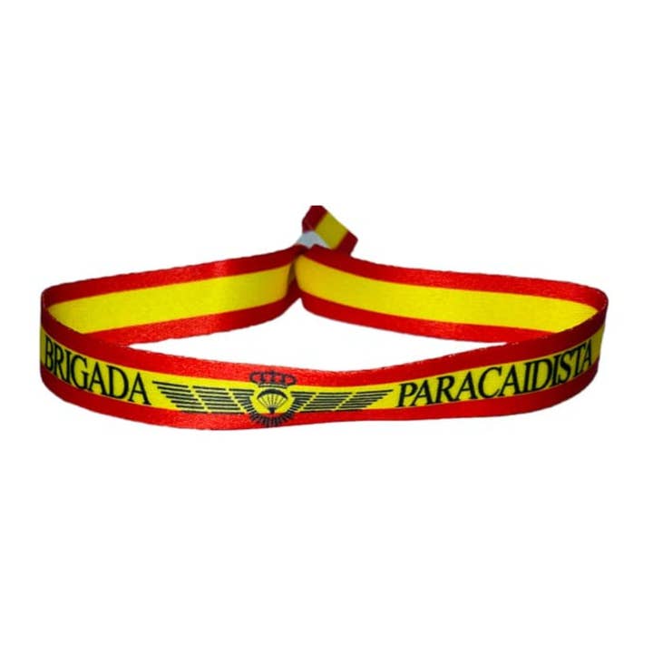 Astur Pins - Wholesale Woven/Braided Bracelet - Bracelet - Paratrooper Brigade - Spanish Flag - P059