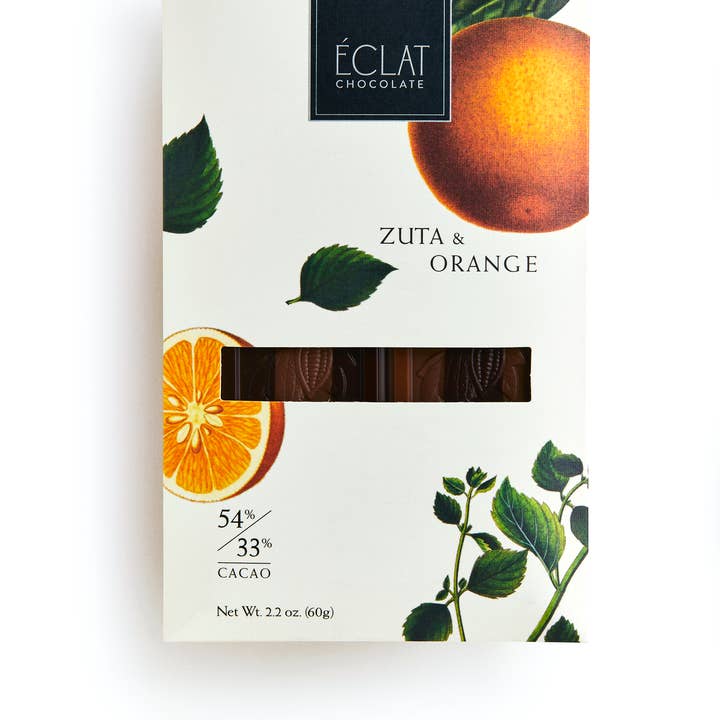 Éclat Chocolate - Wholesale Chocolate Bar - Zuta & Orange Parallel Chocolate Bar1