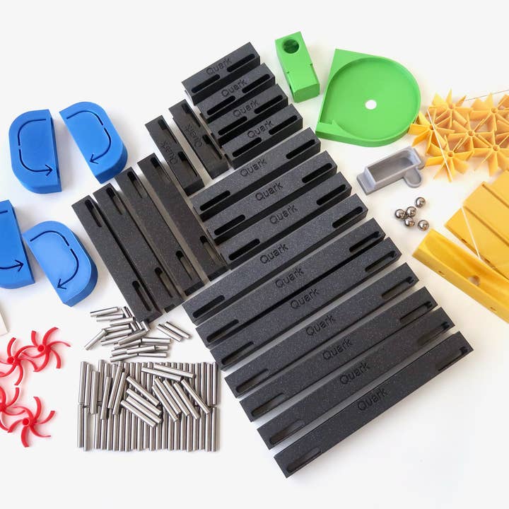 Galaxy Black Quark Marble Run - the creative Marble Run for wholesale on Faire6