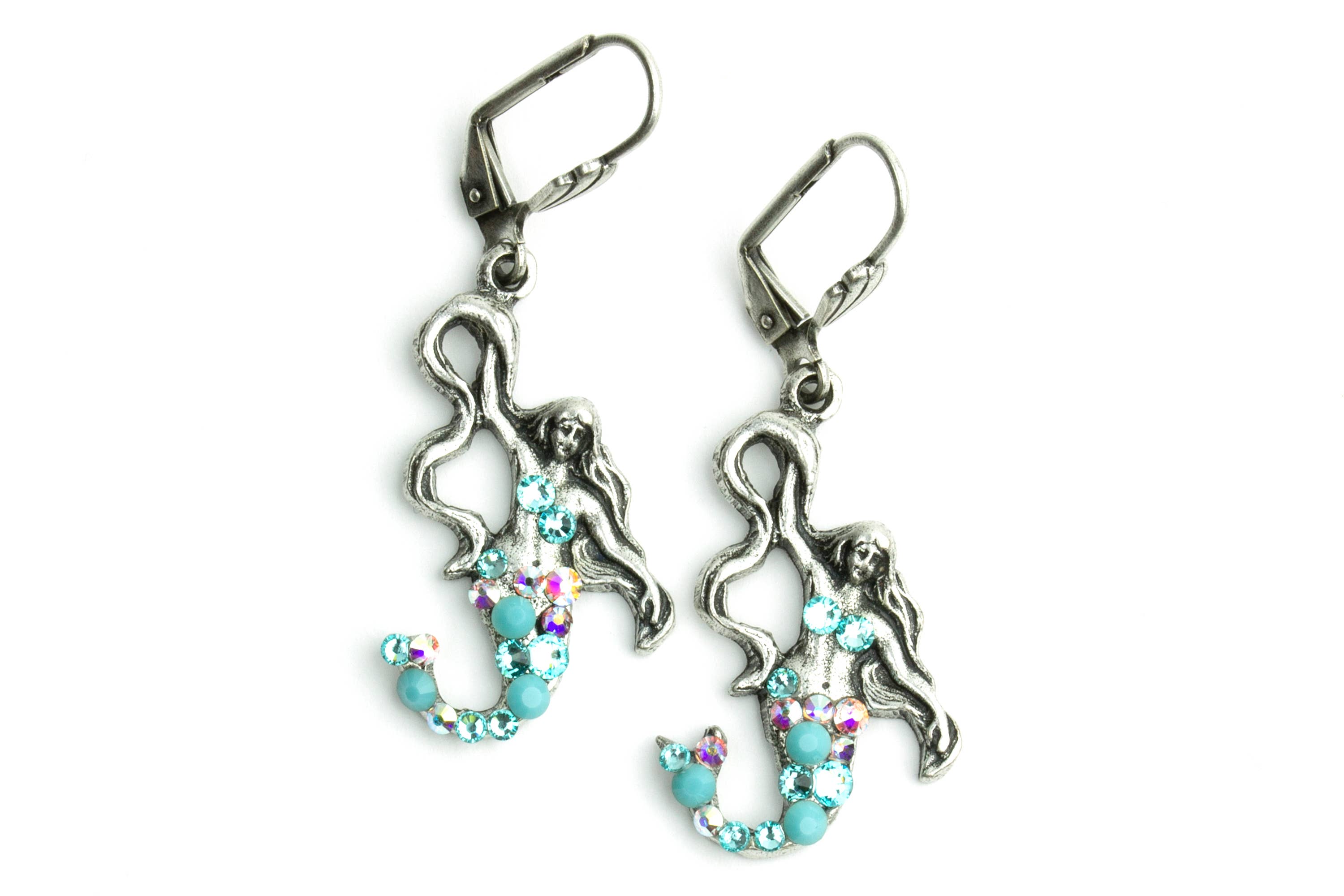 Anne Koplik Designs, Inc. - Wholesale Dangle Earrings - Believe  Crystal Mermaid Earrings1