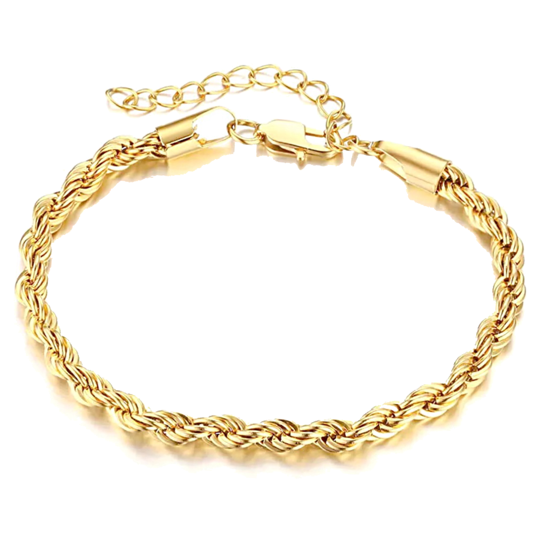 KIKICHIC - Wholesale Link & Chain Bracelet - Twisted Rope Chain Bracelet5