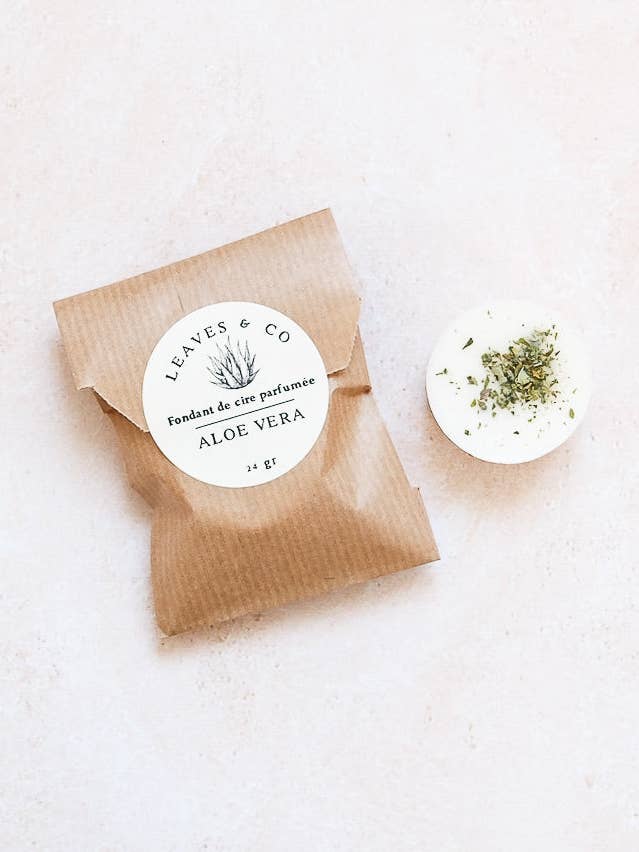 Scented wax melt - Aloe vera for wholesale by Leaves & Co