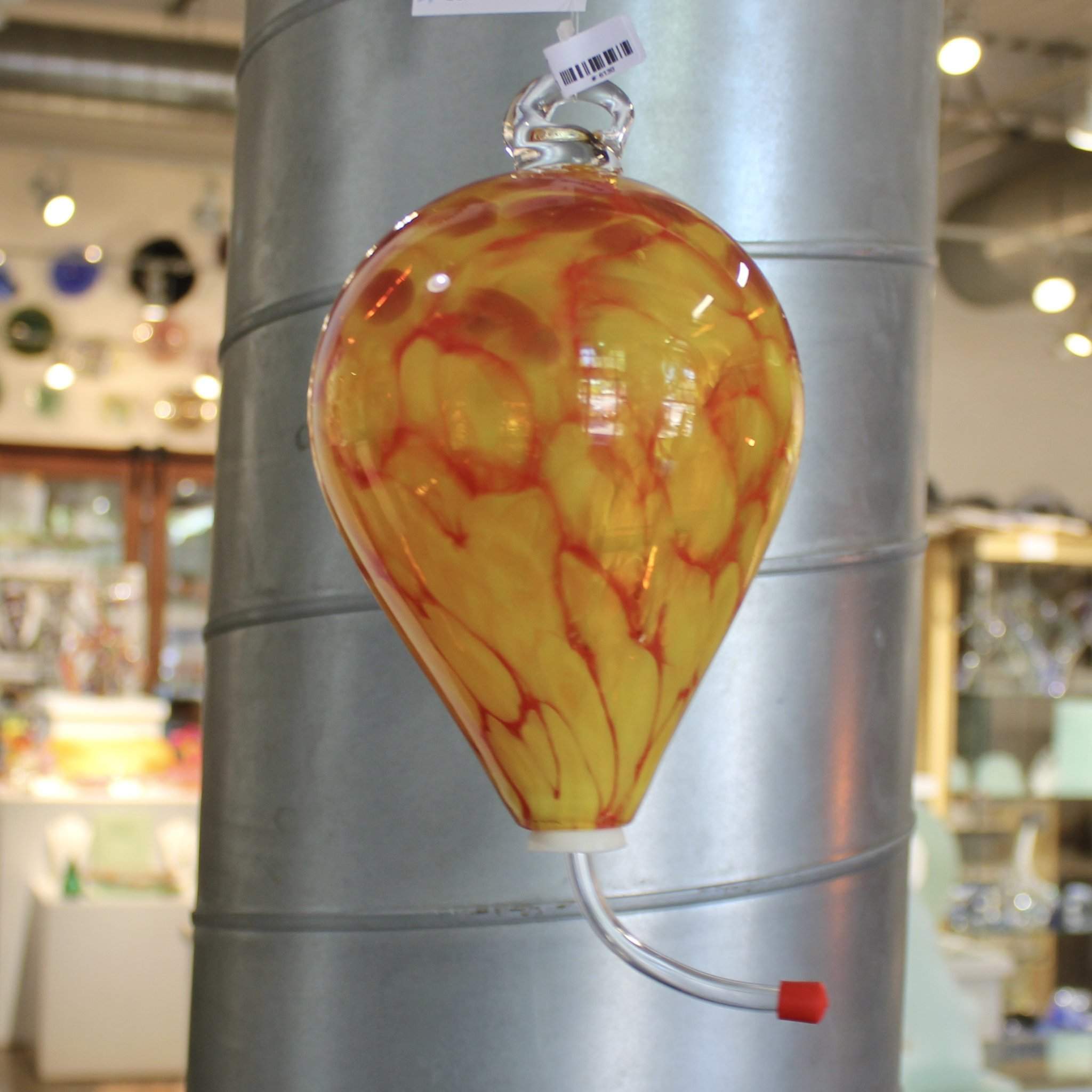 Lake Superior Art Glass - Wholesale Bird Feeder - Blown Glass Hummingbird Feeders10