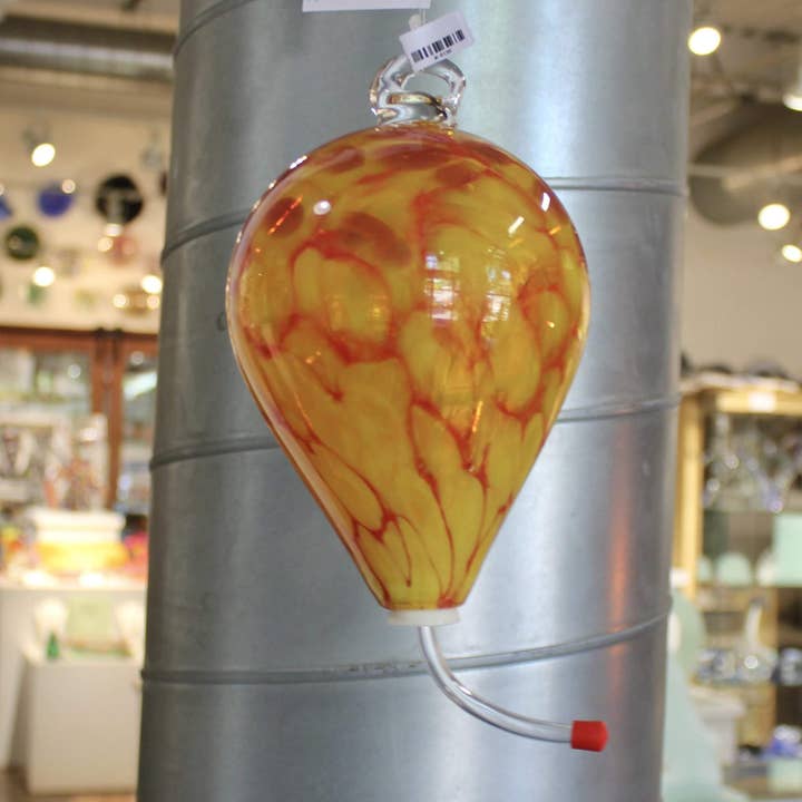 Lake Superior Art Glass - Wholesale Bird Feeder - Blown Glass Hummingbird Feeders10