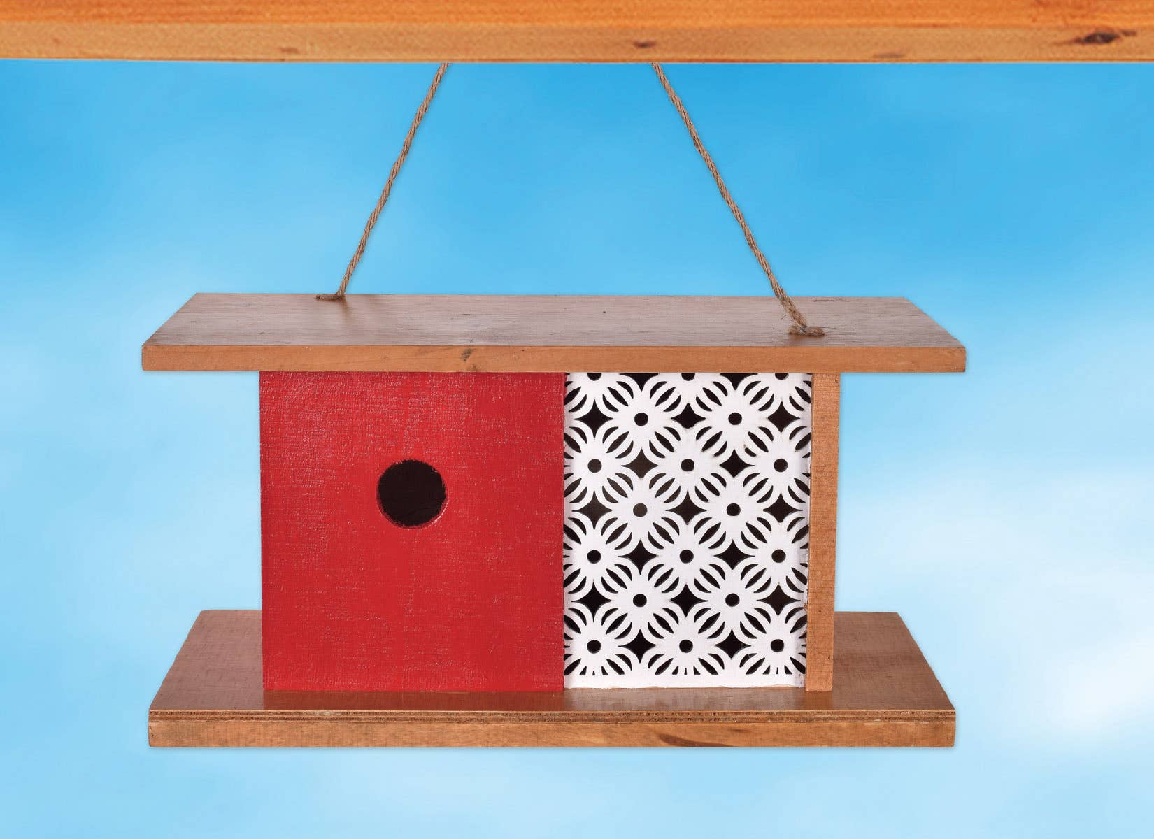 Sunset Vista Designs - Wholesale Bird House - Red Modern Birdhouse1