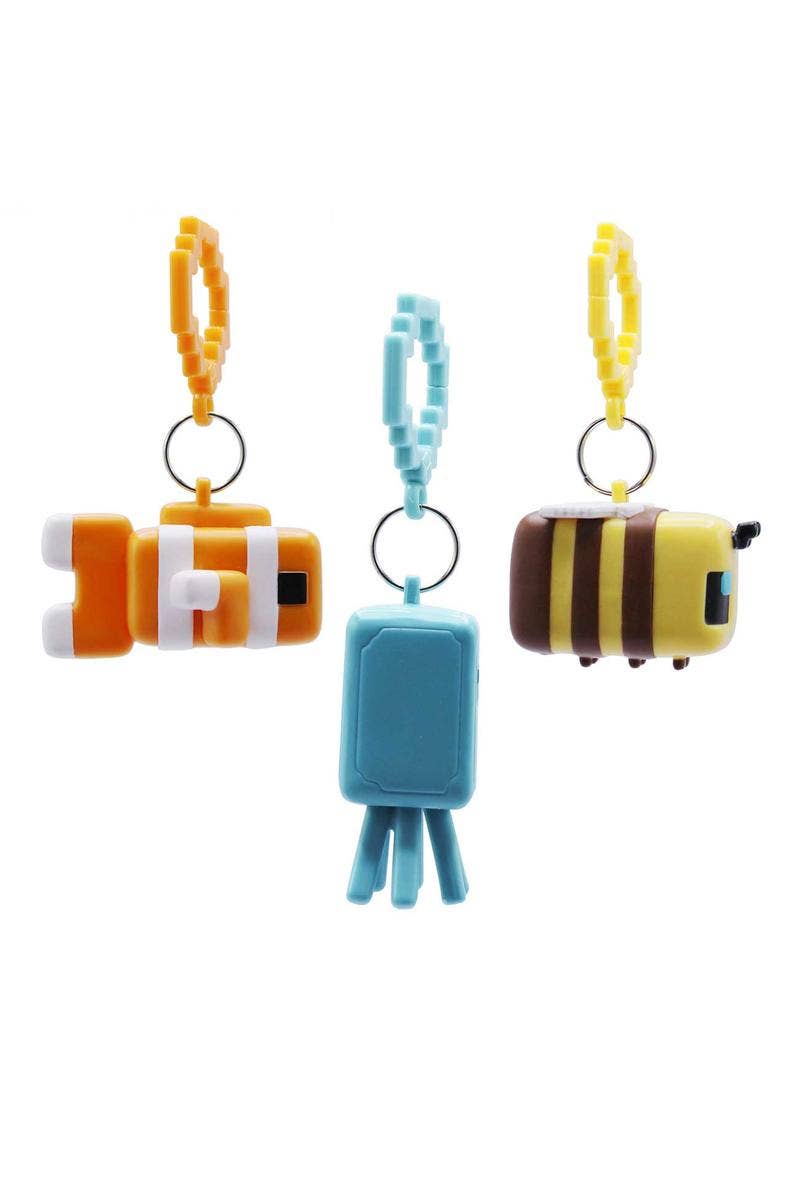 License 2 Play Toys - Wholesale Figurine Toy - Kids - Minecraft Backpack Clip On Figs S2 18pc Counter Display6