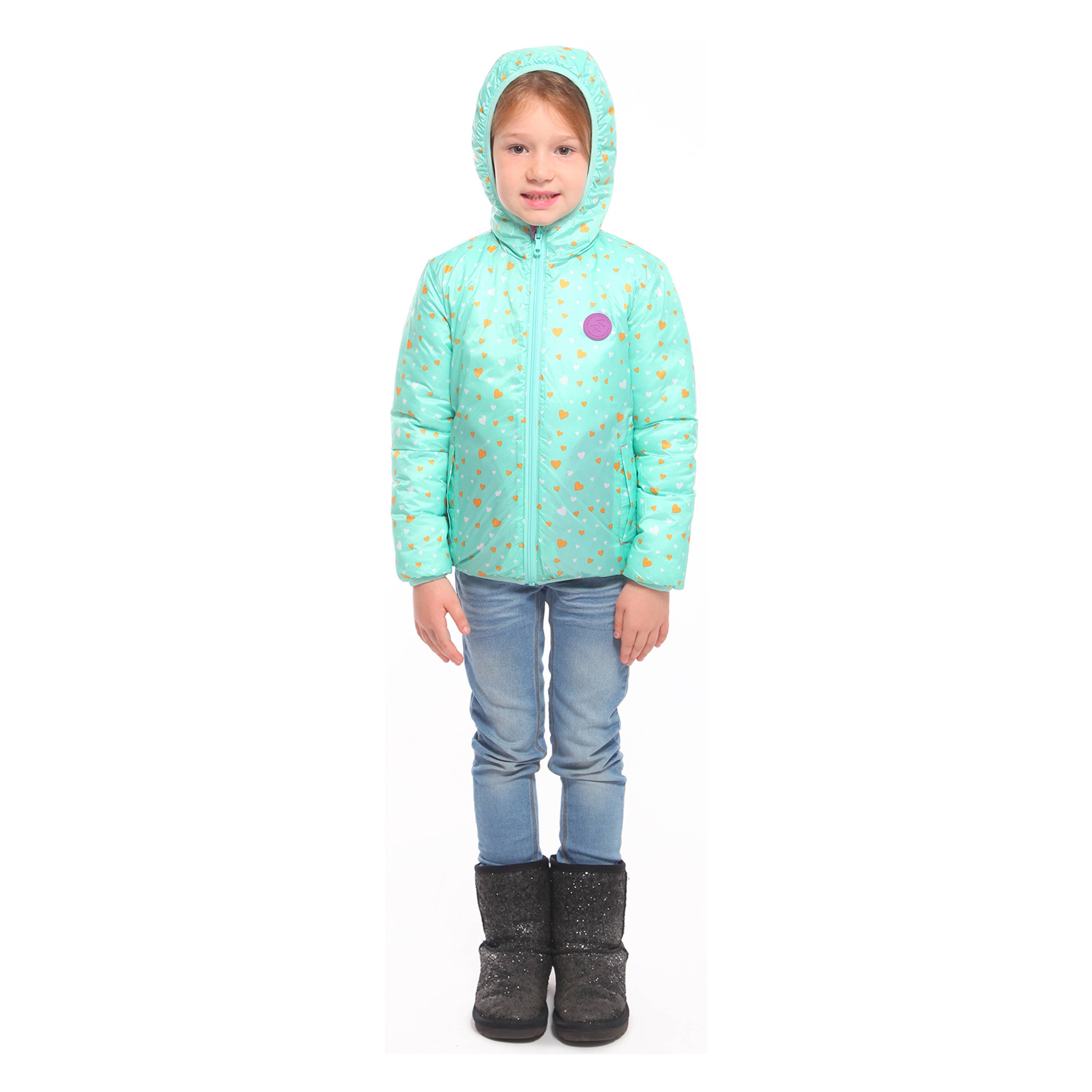 Rokka & Rolla - Wholesale Puffer Jacket - Kids - Girls' Reversible Light Puffer Jacket Coat40