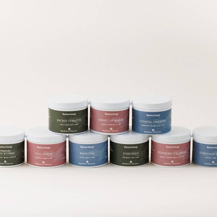 RavenSong Soap & Candle - Wholesale Travel Candles - Sacred Smudge Candle | Sage + Cedar + Tobacco Leaf1