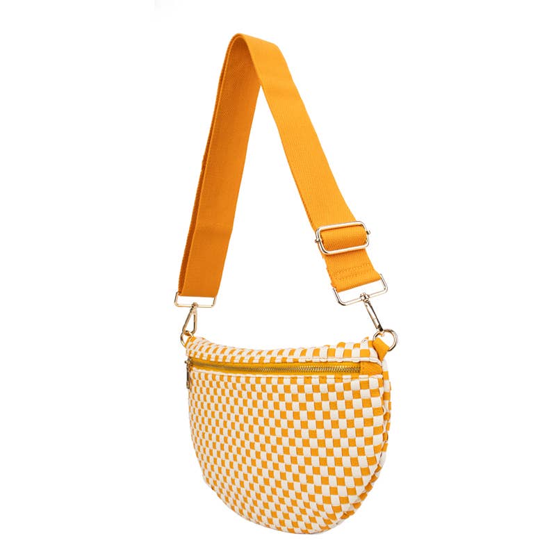 Babs + Birdie - Vendita all'ingrosso Marsupio - Donna - La Fiona | Marsupio a Quadri Intrecciato (10 Colori)27