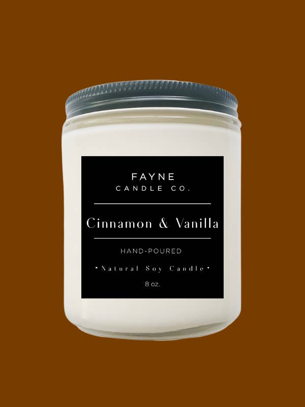 Cinnamon & Vanilla for wholesale by Fayne Candle Company