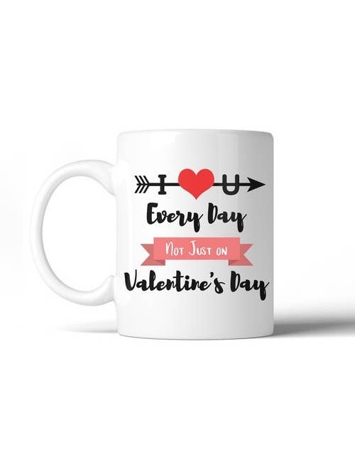 I Love U Every Day Coffee Mug for wholesale by 365 In Love