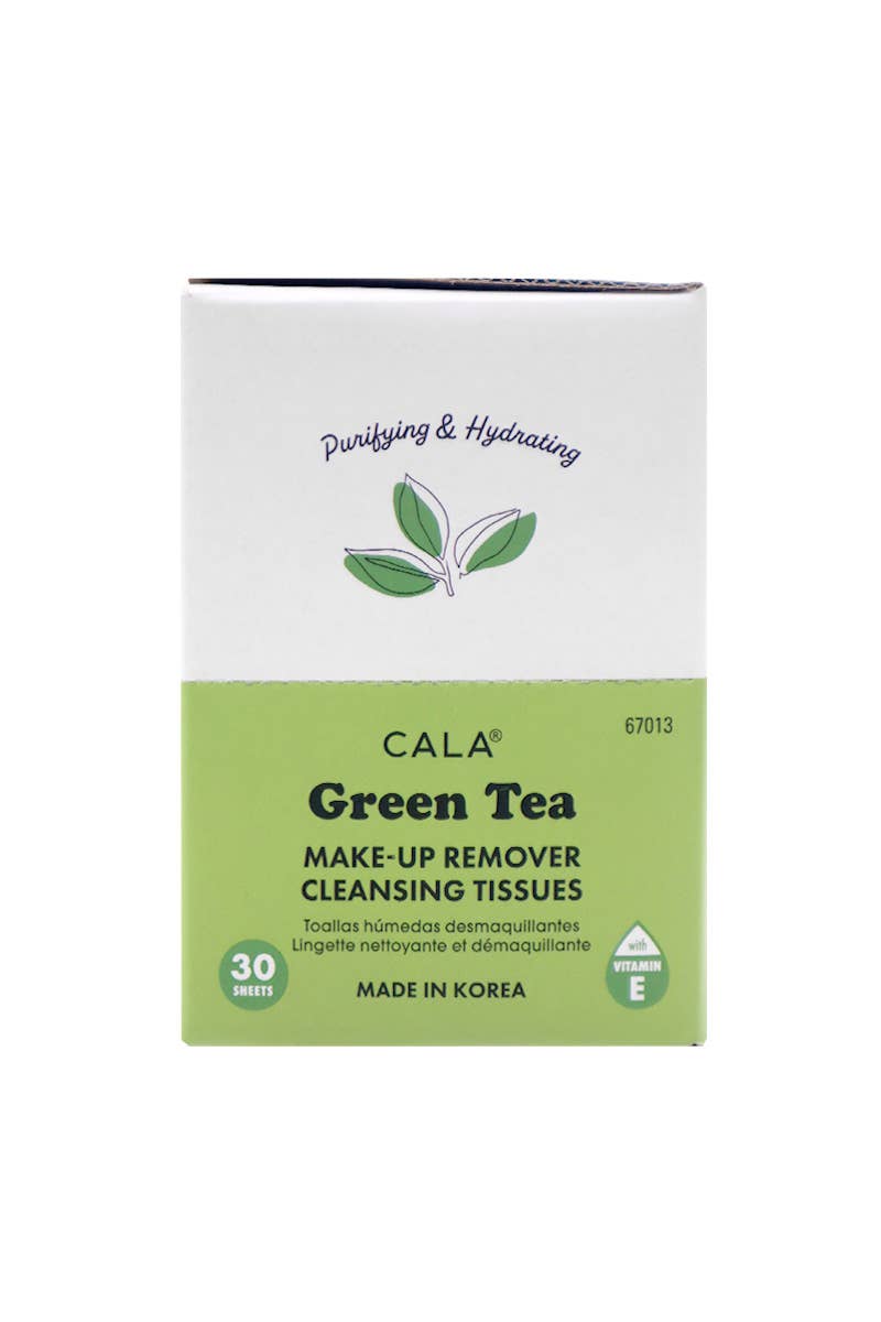 PINEAPPLE Beauty - Wholesale Makeup Remover - CALA 67013 Green Tea 30 Sheets Makeup Remover Tissues - 61