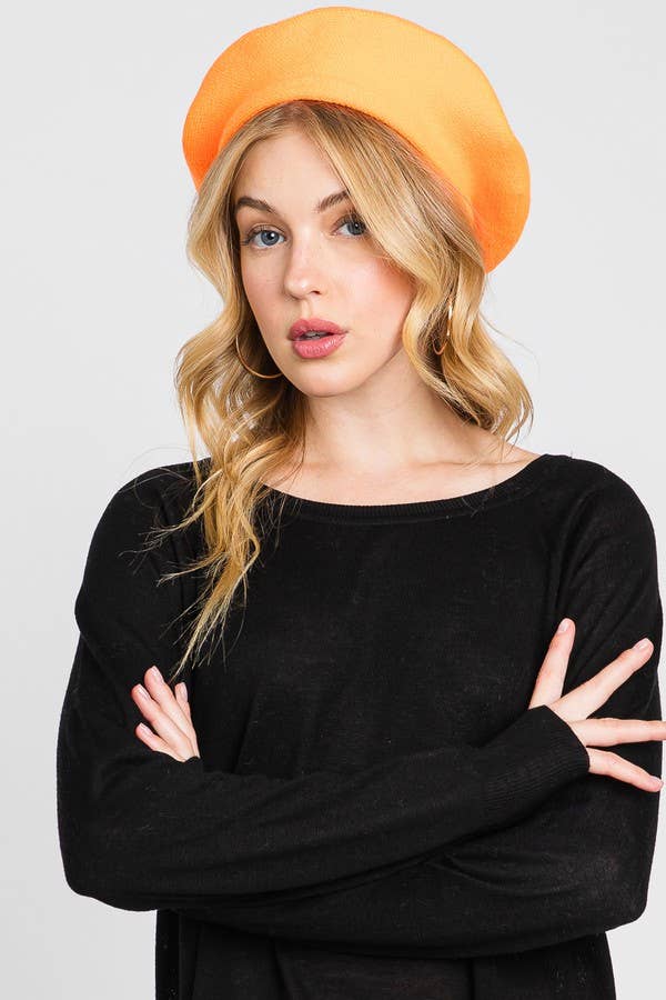 3AM BY H&D ACCESSORIES - Vendita all'ingrosso Basco - Donna - Basco elasticizzato tinta unita10