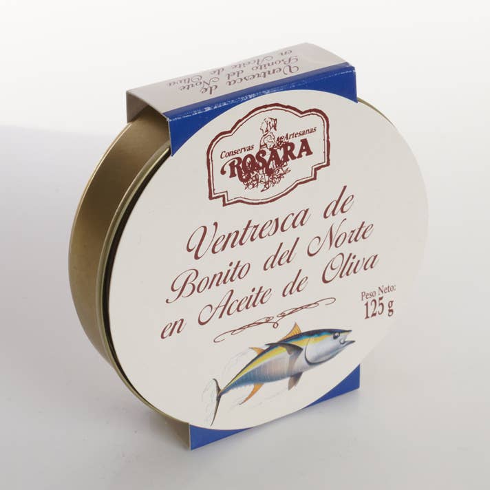 BONITO BELLY IN OLIVE OIL CAN 150 ml. for wholesale by Conservas Rosara