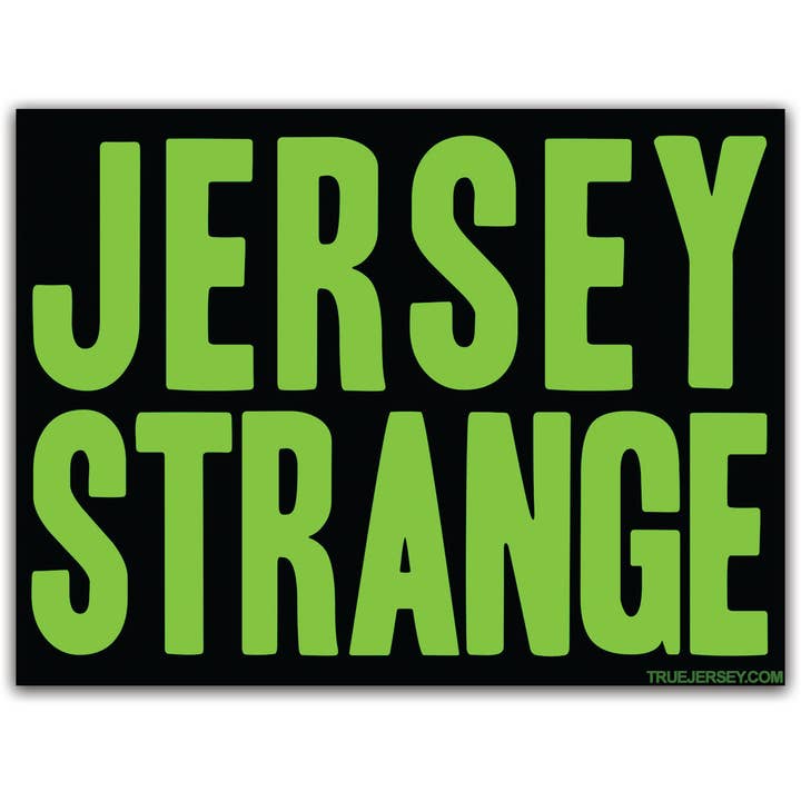 Jersey Strange Sticker for wholesale by Shady Front