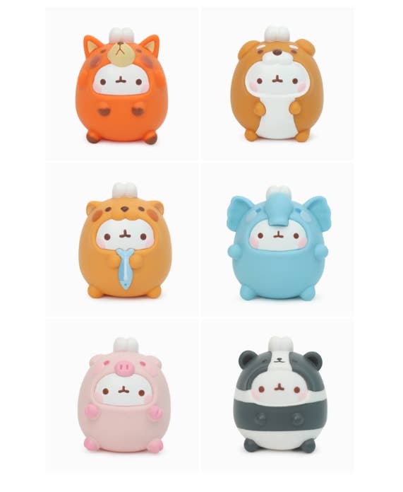 K-Wonderland - Wholesale Figurine Toy - Kids - Molang & Animal Friends Random Figure Ver.23