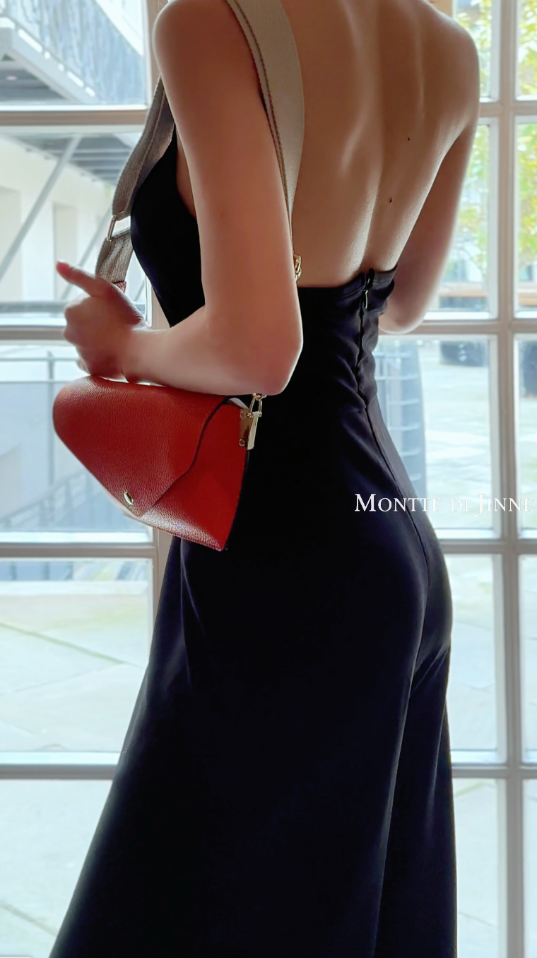 MONTTE DI JINNE - Vente Sac à bandoulière – femme - Sac bandoulière en cuir italien élégant avec sangle en toile18