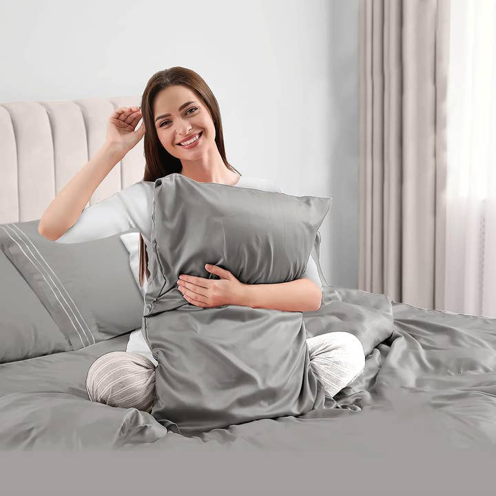 Cottonpassion_US - Vente Parures de lit - Ensemble de draps 6 pièces en microfibre Ensemble de draps ultra doux14