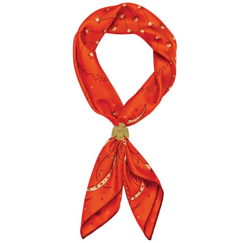 Jenni Earle - Wholesale Scarf - Women's - “Own Your Power” Hand-Illustrated Silk Scarf – 100% Silk6