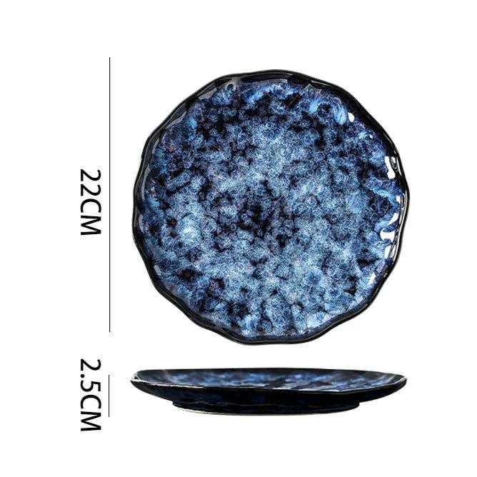 BRECK + FOX - Vente Service à vaisselle - Ensemble de dîner 10 pièces Blue Nebula19