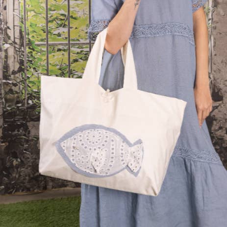 Chez Moi - Wholesale Tote Bag - Women's - Sea Fish Bag2