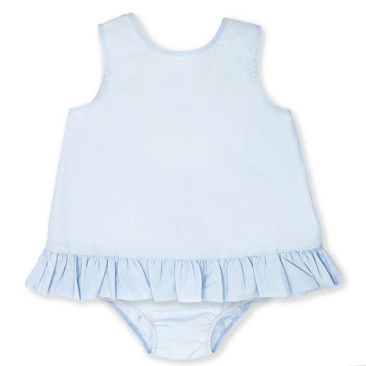 Light Blue Swing Top & Bloomers for wholesale by Carson Elizabeth Kids