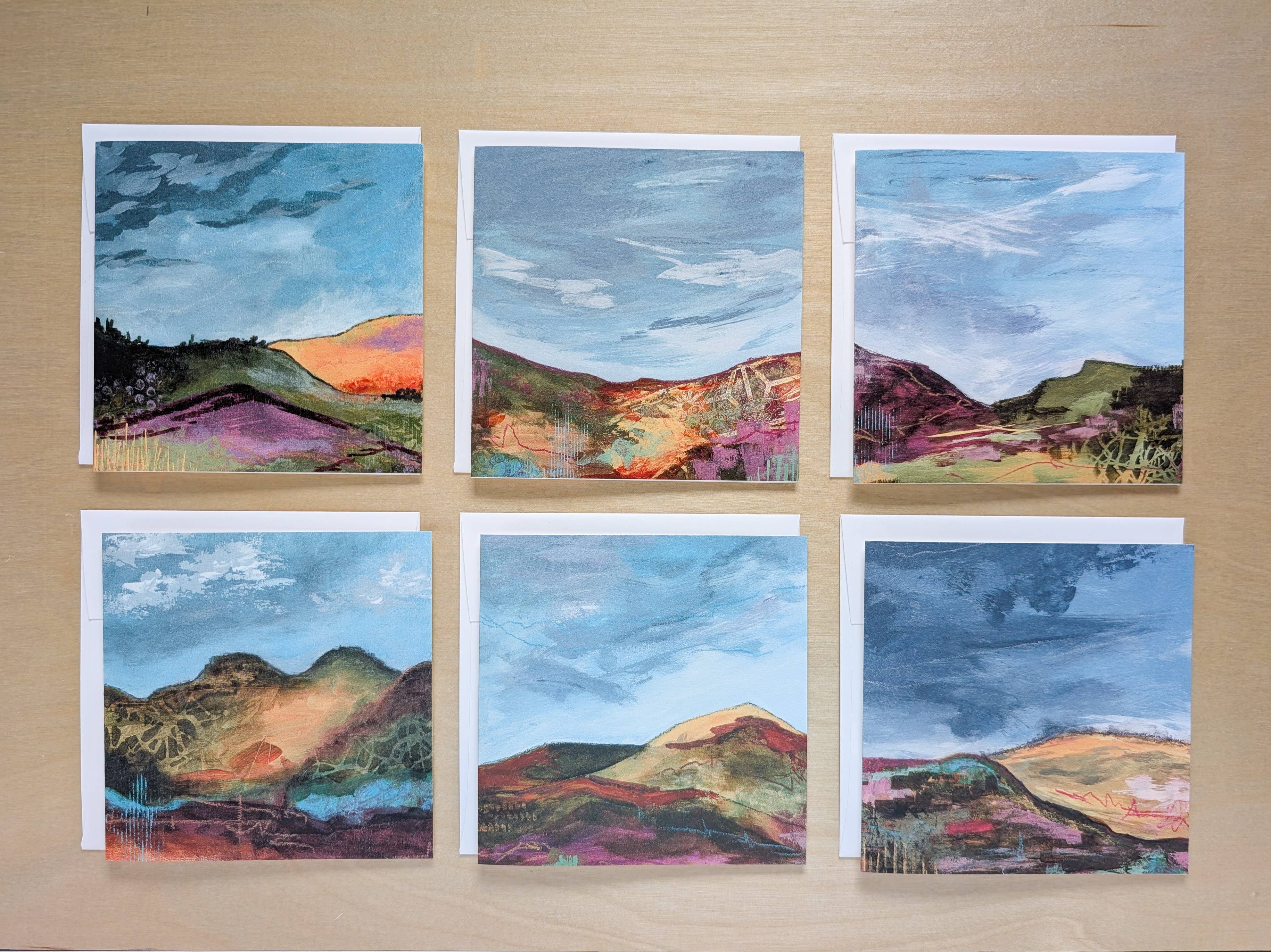 Emma J Rivers - Wholesale Stationery/Notecard Set - The Colors of Scotland - Boxed Set of 6 Blank Cards1