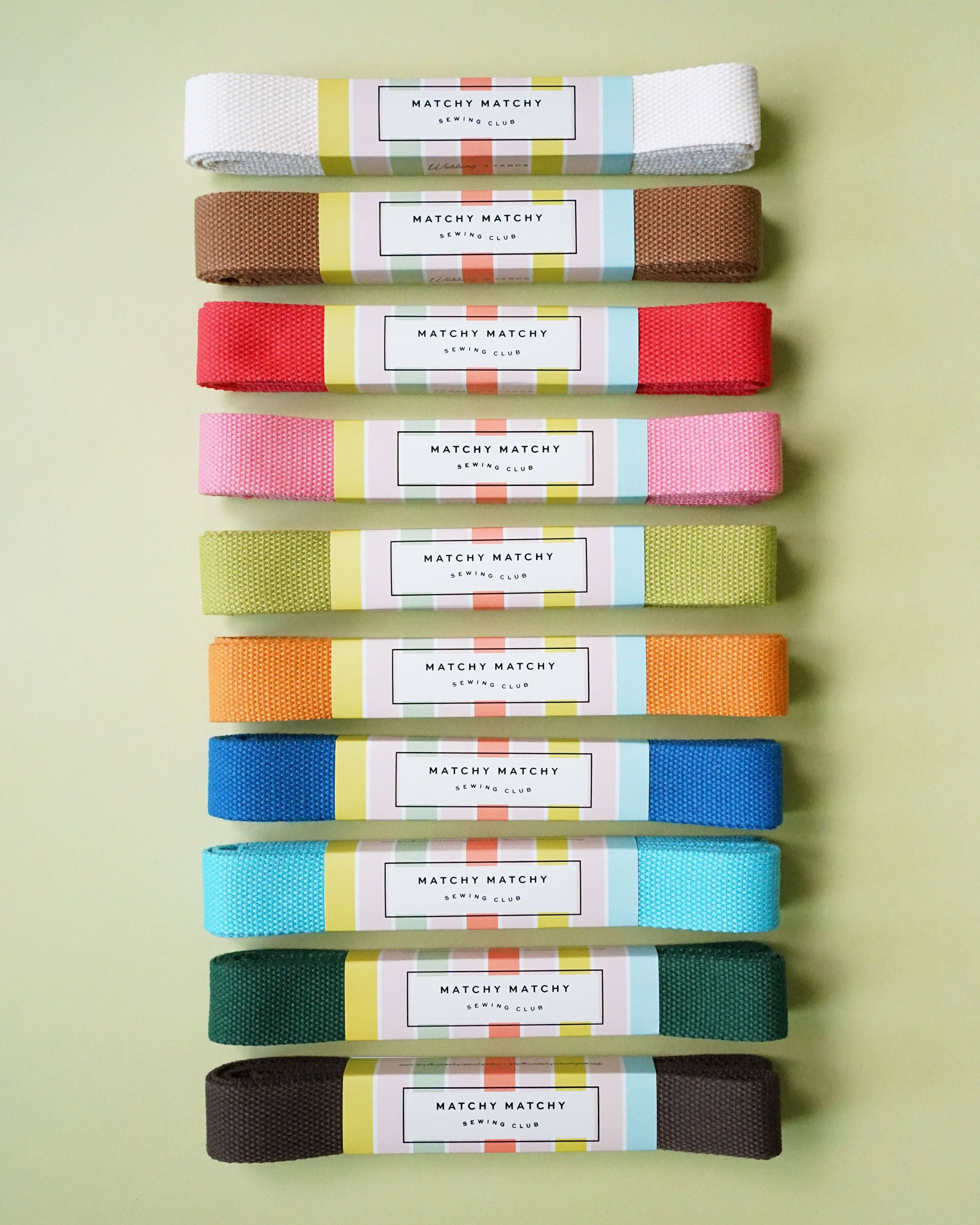 Matchy Matchy Sewing Club – wholesale Hantverkstillbehör – Orange vävband2