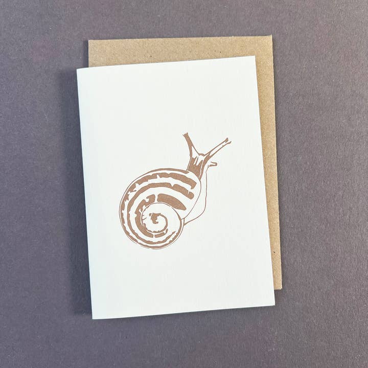 Penguin Ink – wholesale Everyday greeting card – Snail Card2