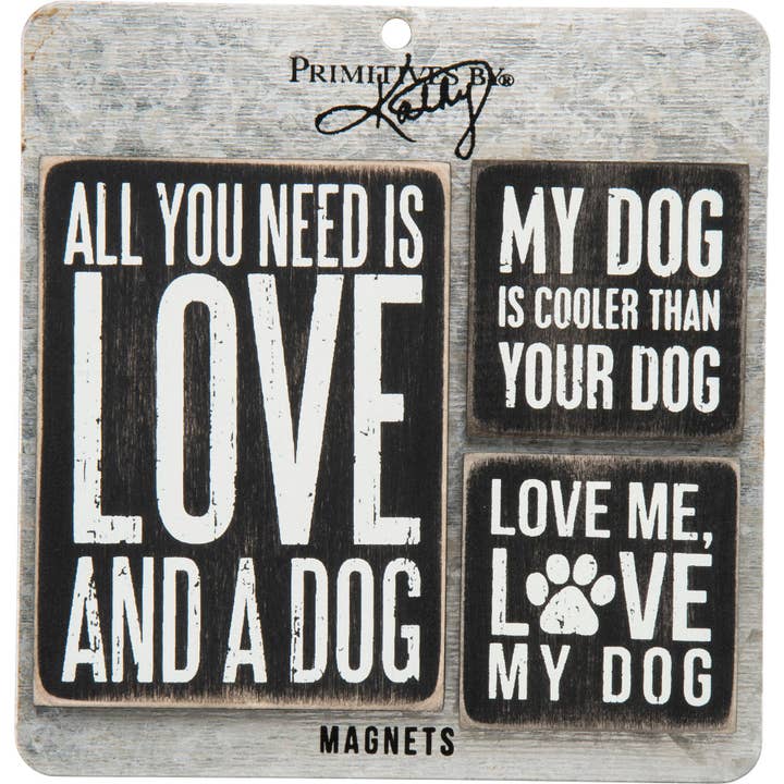 Primitives by Kathy - Wholesale Magnet - Dog Magnet Set