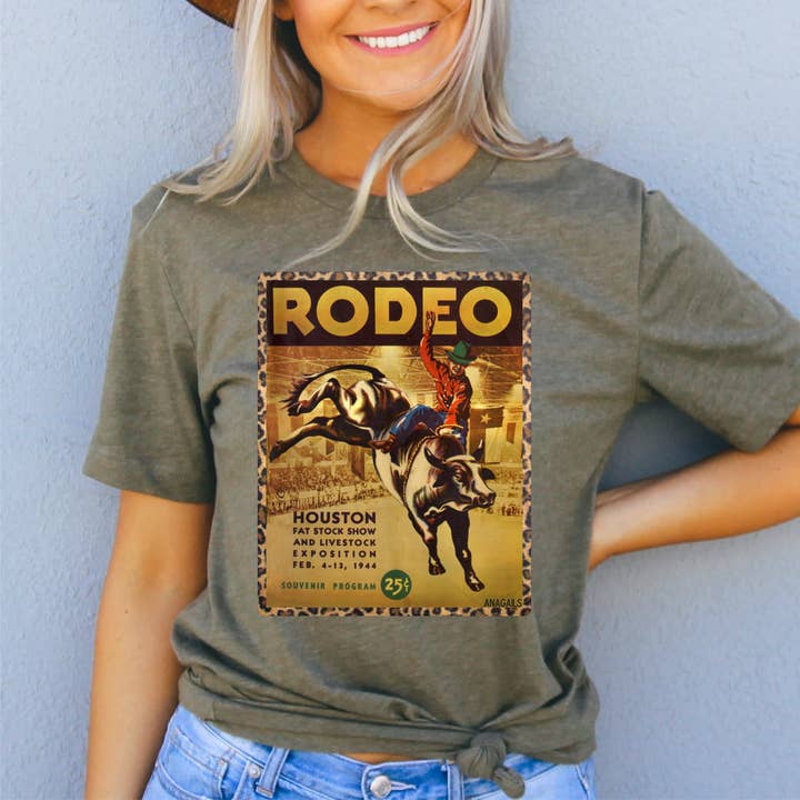 Vintage rodeo poster for wholesale by Anagails
