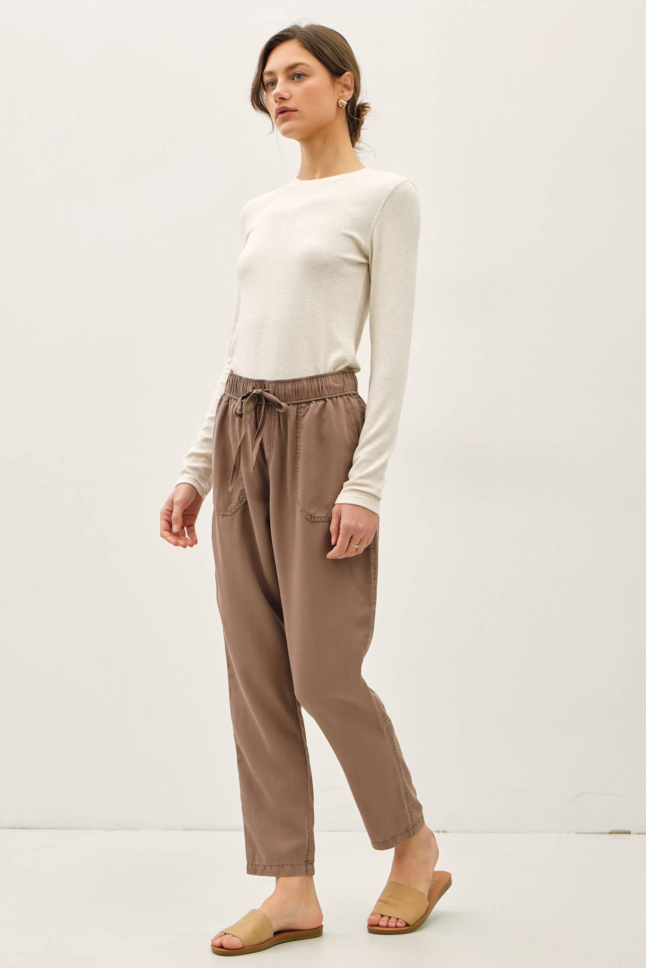 Be Cool - Wholesale Pants - Women's - NEW COLOR -TENCEL TAPERED PANTS  11