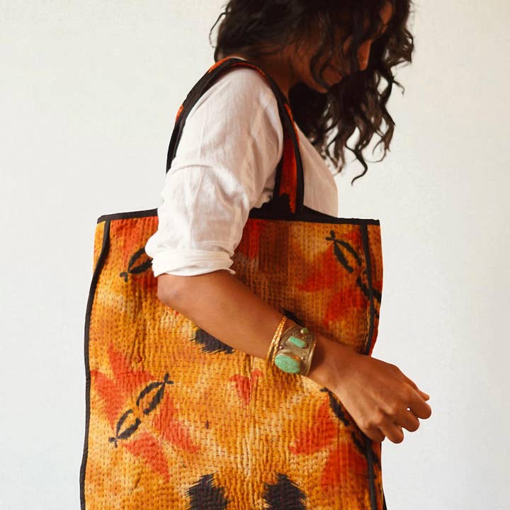 Annahmol - Wholesale Tote Bag - Women's - Vintage Textile one of a kind Cotton Totes2