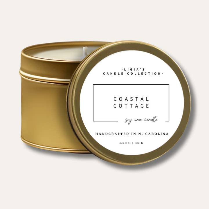 Coastal Cottage Candle for wholesale by LIGIA'S CANDLE COLLECTION