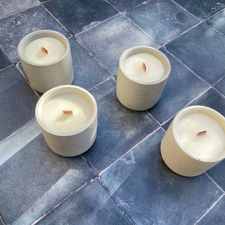 Concretely Co – wholesale Jar/filled candle – Concrete Container Candle4