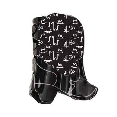 The Front Porch Label – Großhandel Haarclip – Damen – Black Brand Boot Haarspange2