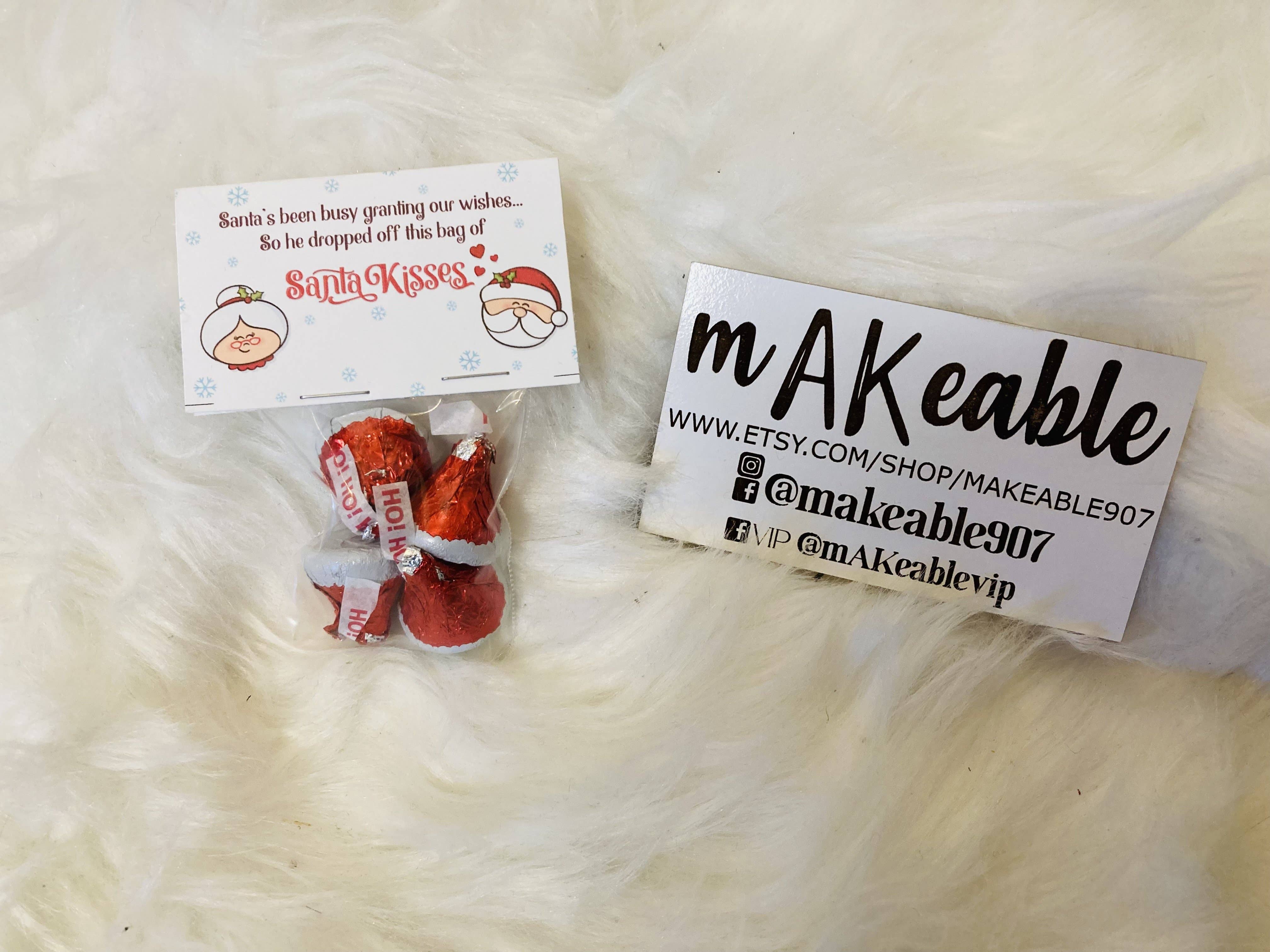 mAKeable Personalized Creations - Wholesale Gag Gift/Novelty Gift - Santa Kisses1