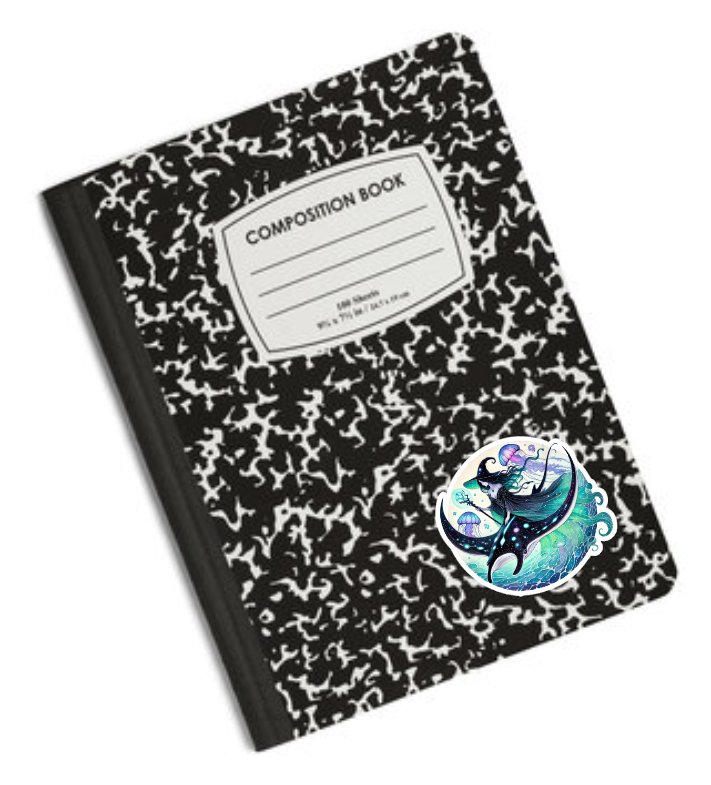 Prairie Chicken Sticker Shop & Gifts - Wholesale Sticker - Sea Witch & Jellyfish Die Cut Vinyl Sticker2