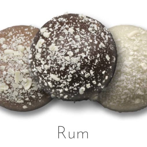 Dessert Truffle Rum 🍹 1PK w/ Bow for wholesale by O'Shea's Candies Sweet Shop