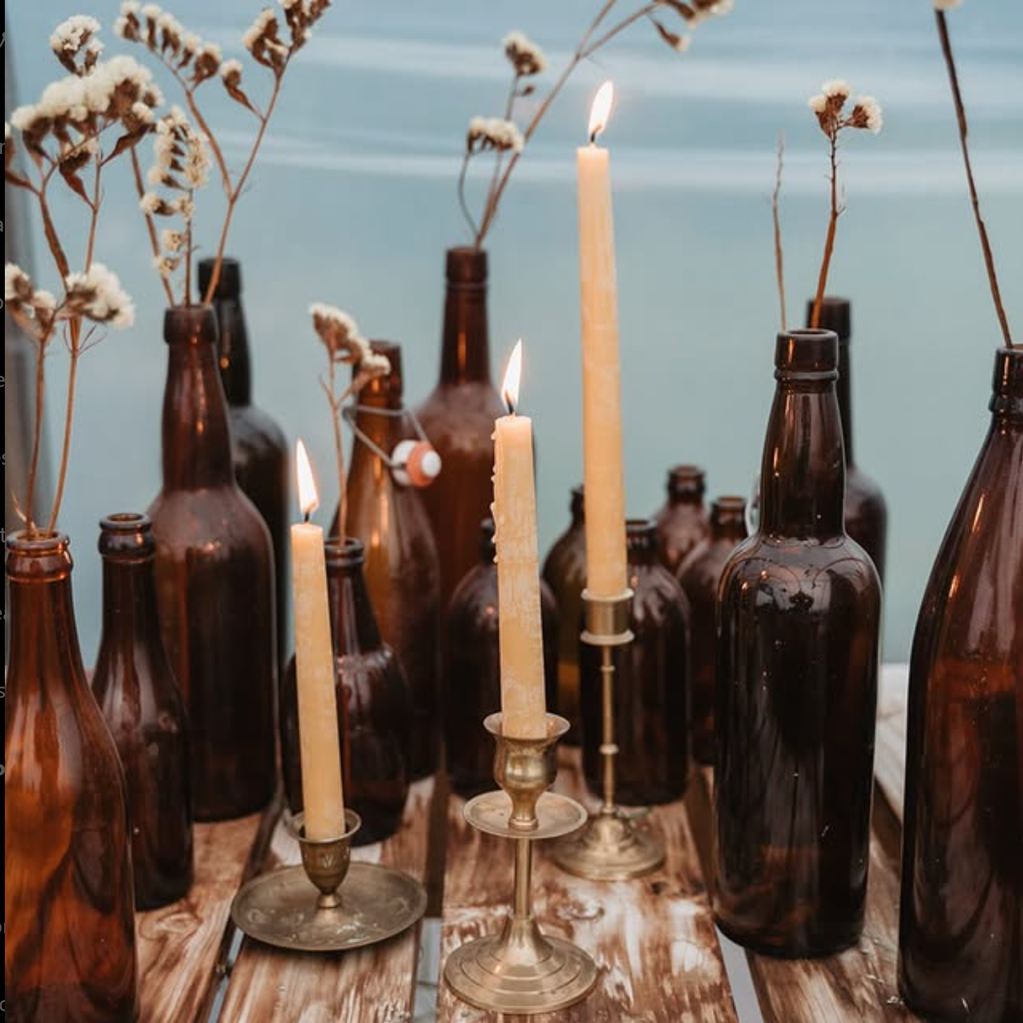 Wild Hive Apiary – Engroshandel Stearinlys/lysestage – Hånddyppede lys 10"3